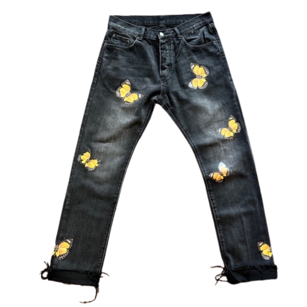 Men's - m n m l Butterfly Jeans (can be UNISEX)